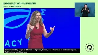 Why Pluralism Matters: Rachel Kleinfeld at the 2024 Obama Foundation